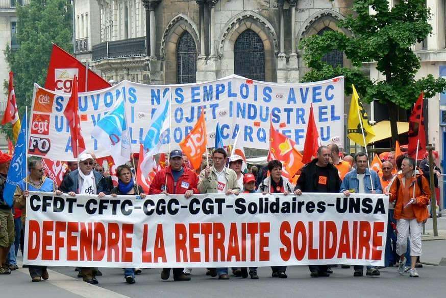 Les organisations syndicales unies contre la réforme des retraites (Photo credit: manuel | MC on Visualhunt.com / CC BY-SA)