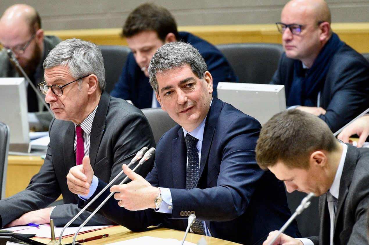Commission permanente du 28 janvier 2019 présidée par Jean Rottner (photo Jean-Luc Stadler, GE)